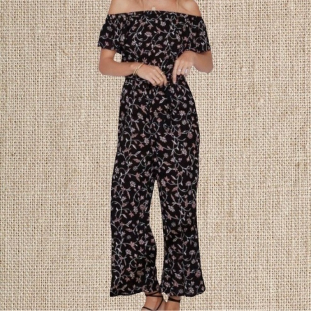 Flora jumpsuit off the shoulder - Picture 1 of 2